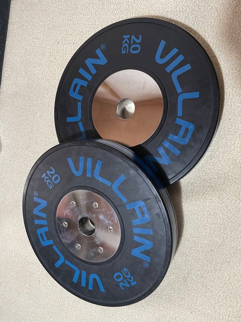 1枚　VILLAIN 20 KG バンパープレート ②ヴィラン