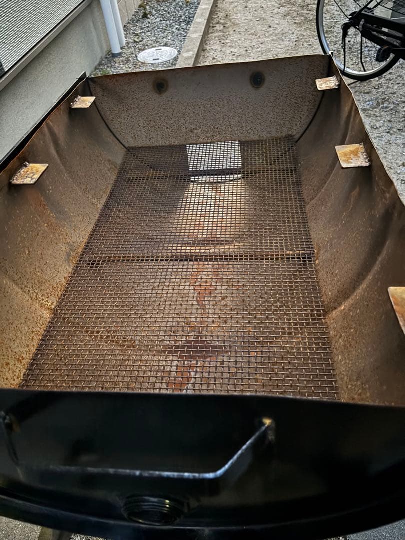 足差し込み式　掃除窓付　バーベキューコンロ　ドラム缶　ドラム　BBQ 大型