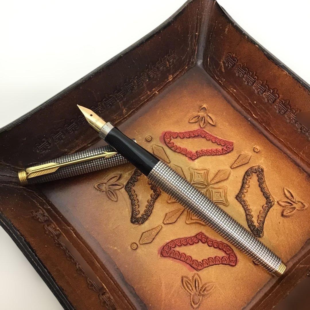‼️PARKER‼️パーカー75スターリングシルバー万年筆　U.S.A 14金ペン