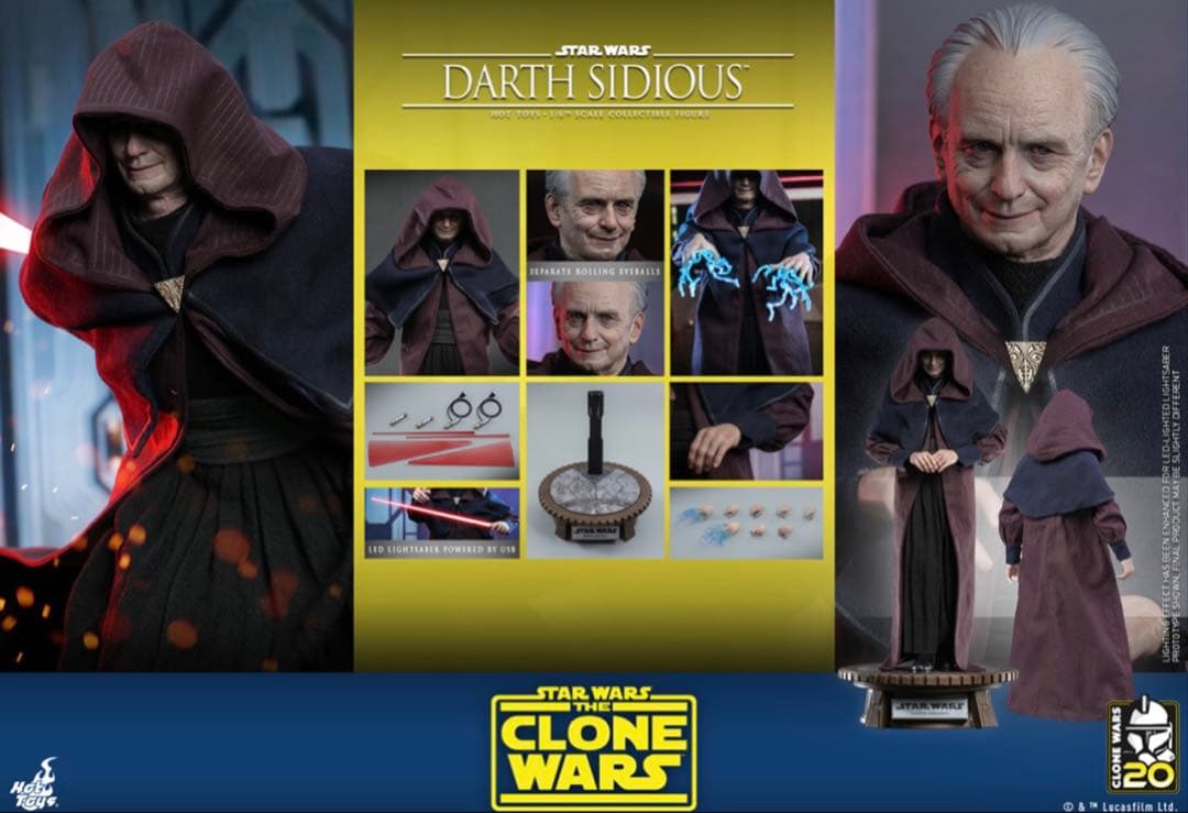 【新品未開封】スター・ウォーズ ホットトイズ ダース・シディアス