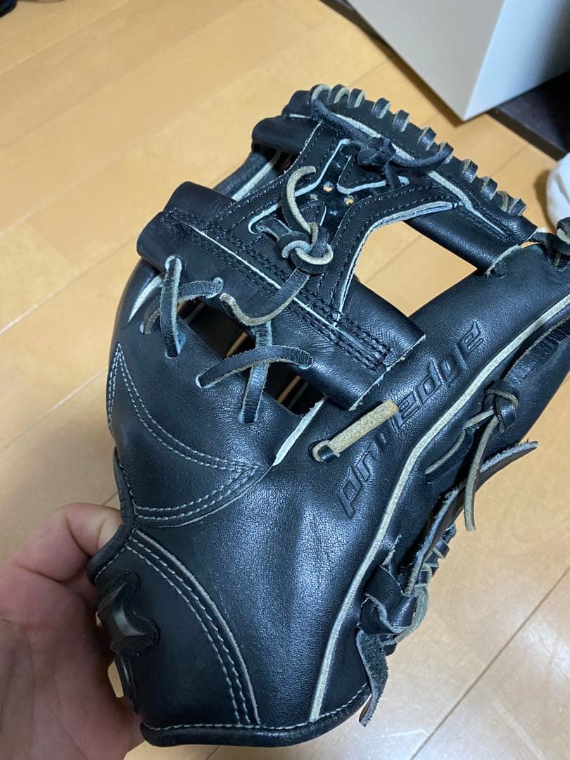 プロエッジ 軟式グローブ 黒