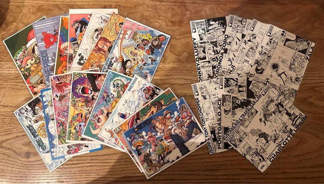 限定　ONE PIECE ベースショップ　ポストカード　コンプリートセット