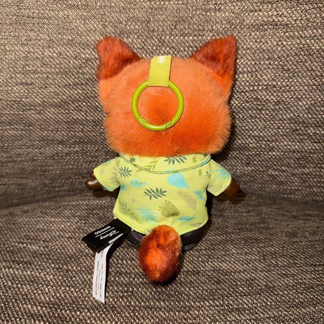 MINISO ディズニー　ズートピア　マスコット　ぬいぐるみ　ニック　2点セット