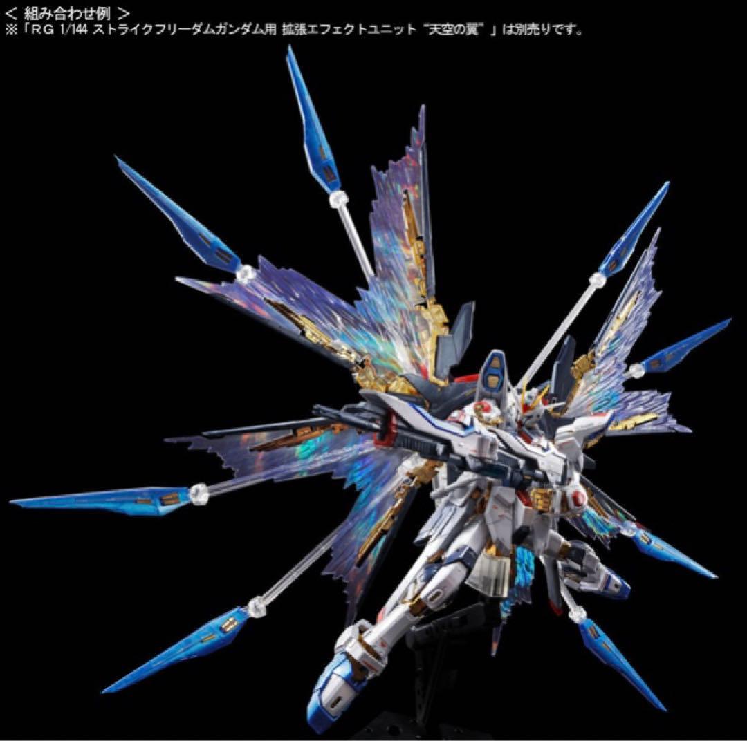RG ストライクフリーダムガンダム チタニウムフィニッシュ&光の翼