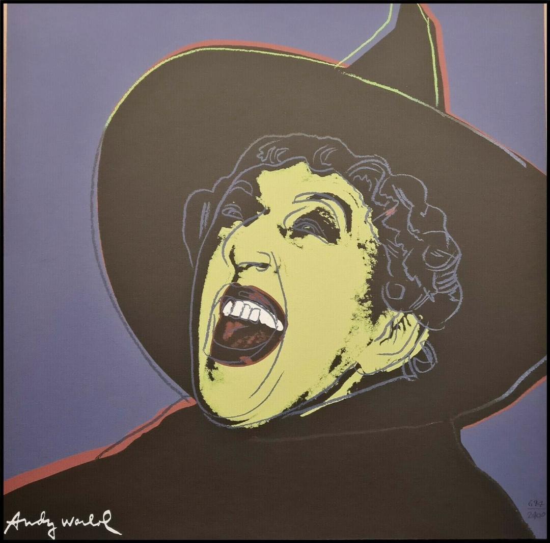 A*a様 Andy Warhol　大型　リトグラフ　魔女　限定2,400部 　ウ