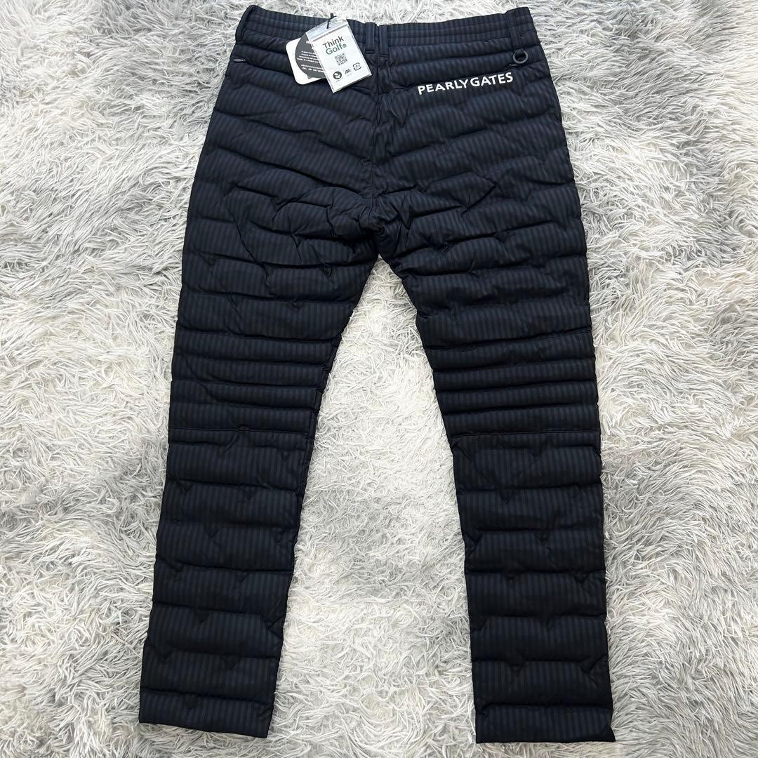 新品　パーリーゲイツ　パンツ　中綿　ネイビー　ストレッチ　ウエストゴム　防寒　5