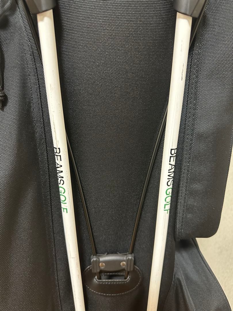 BEAMS GOLF ブラックキャディバッグ