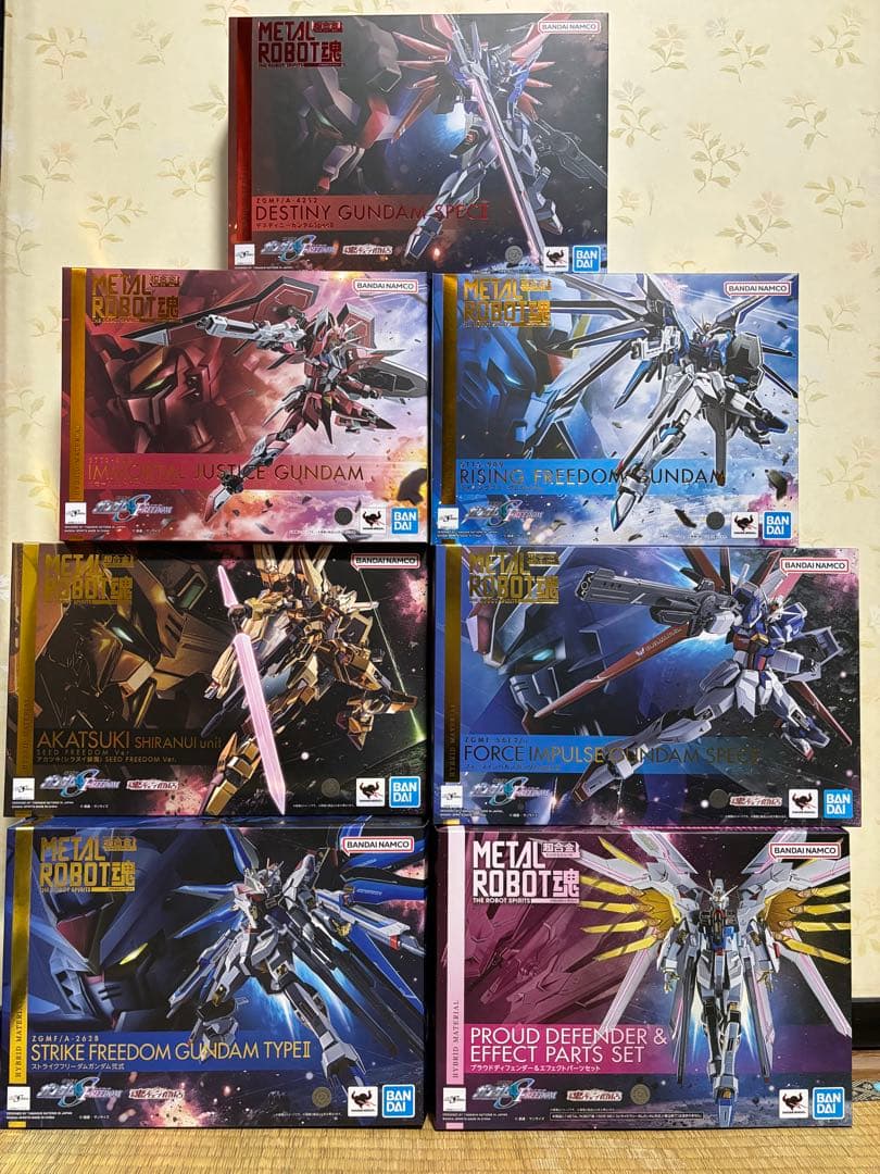 l robot魂　ガンダムSEED FREEDOM シリーズ　セット販売