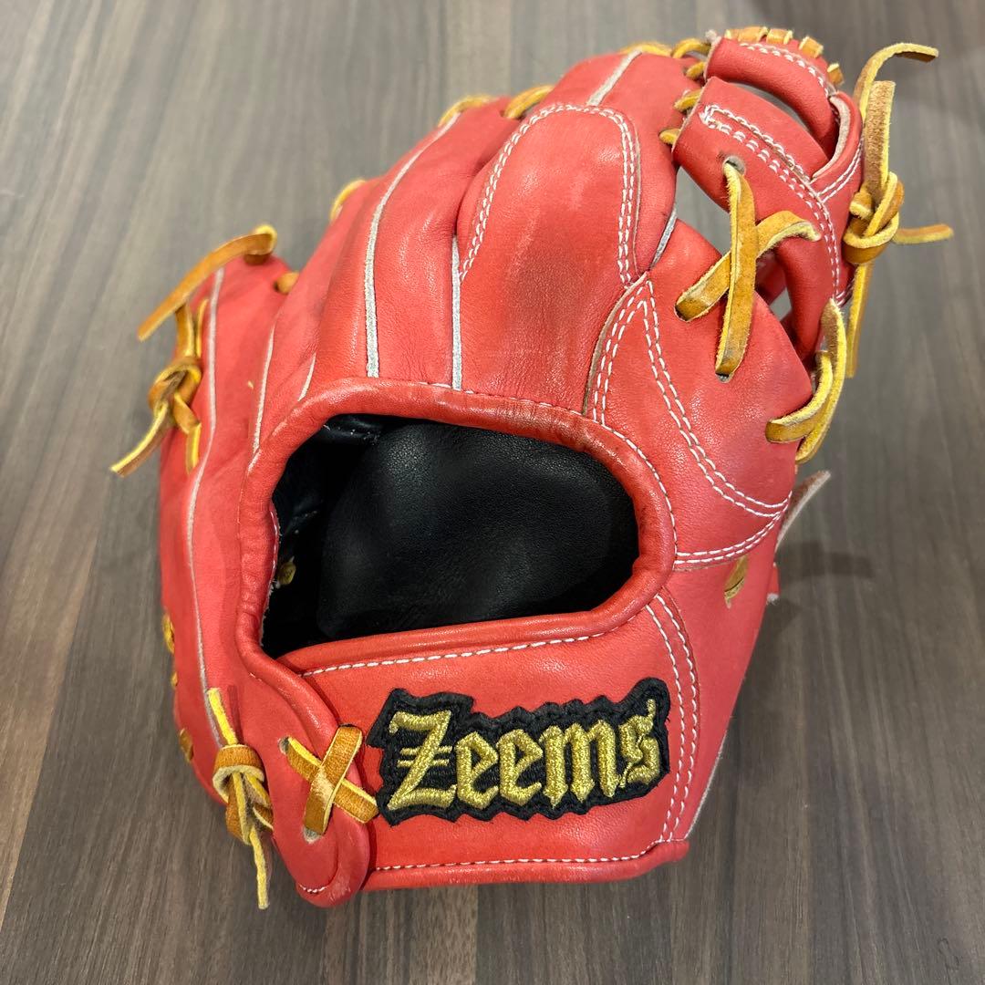 Zeems 野球グローブ 赤