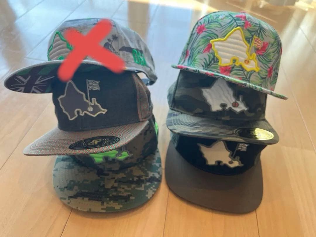 5点 Oahu golf apparel ゴルフキャップセット