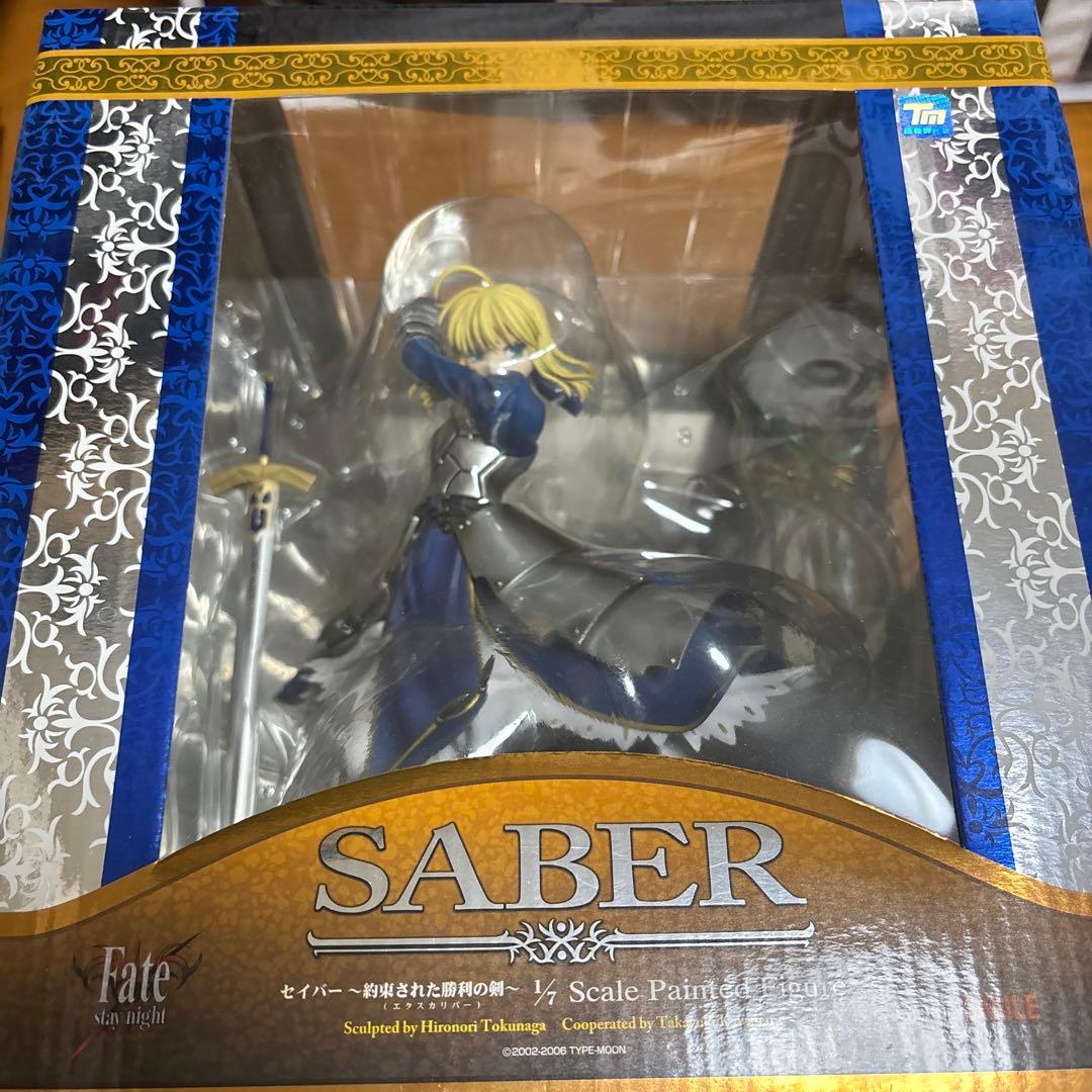正規品 Fate セイバー 約束された勝利の剣フィギュア＋卑王鉄槌 両方開封品