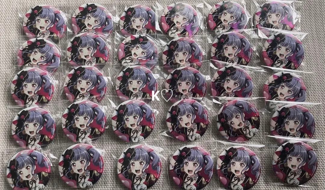 バンドリ Roselia 宇田川あこ 9th 缶バッジ 35個