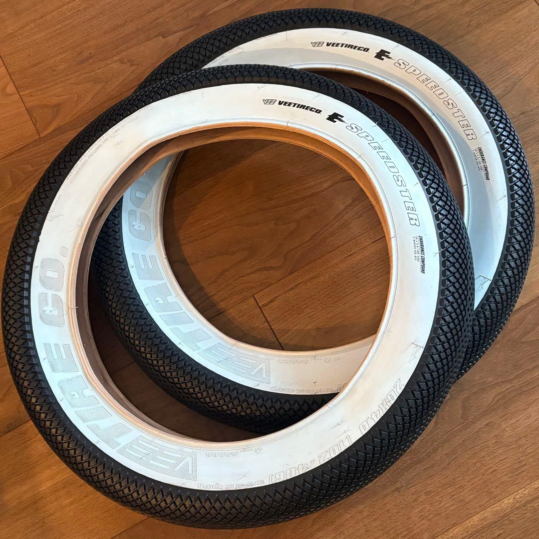 VEE Tire Speedster 20×4.0 ホワイトウォール MATE等