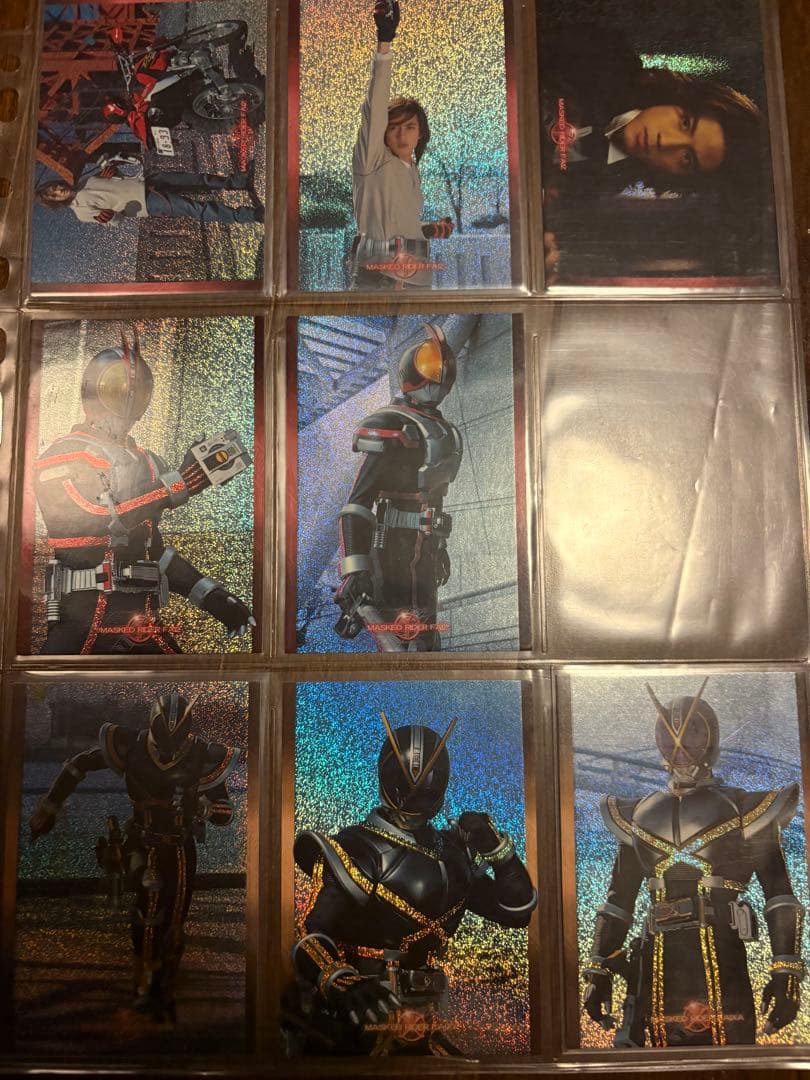 アマダ　仮面ライダーファイズ　トレーディングカードセット