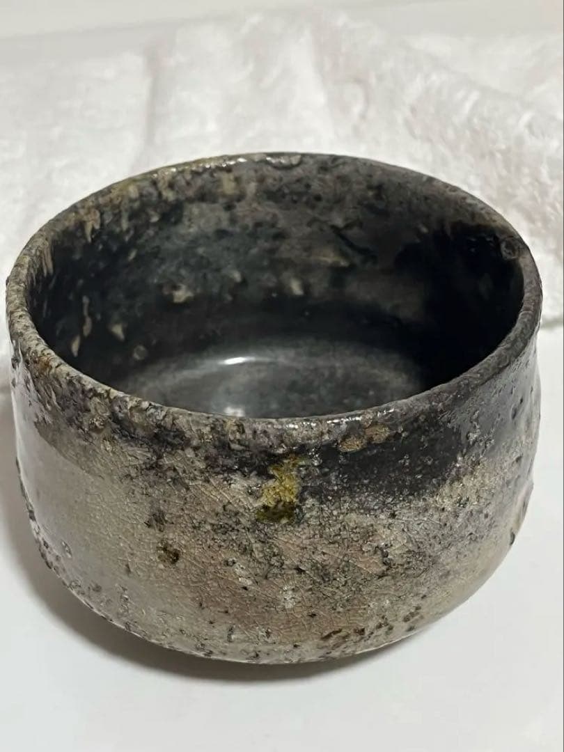 萩焼　12代　田原陶兵衛　茶碗　抹茶椀　茶器　木箱付　中古