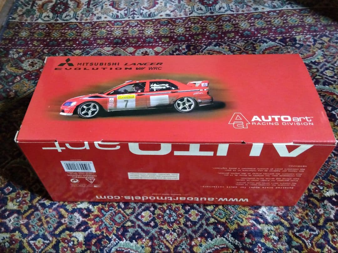 オートアートMitsubishi Lancer Evo.Ⅶ WRC 1:18