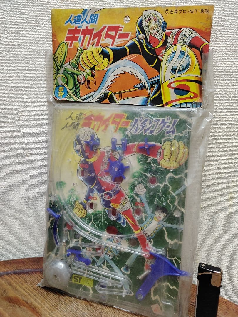 昭和レトロ 当時物未開封 TUYAMA 人造人間キカイダー パチンコゲームブリキ