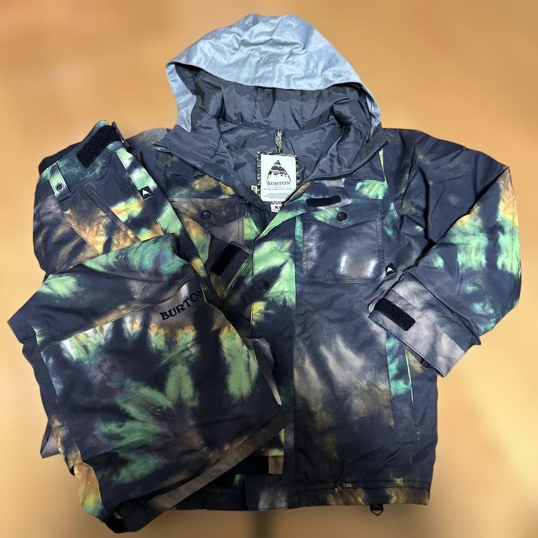 BURTON タイダイ柄 スノーボードジャケット XS
