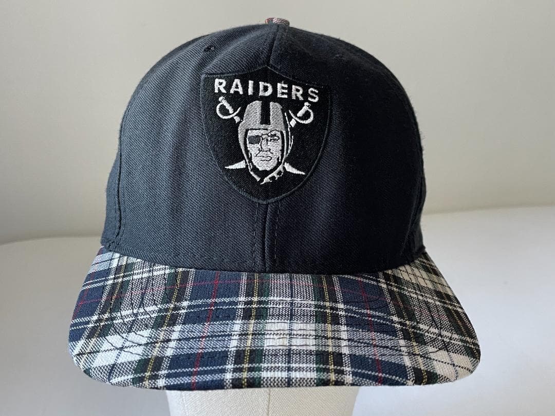 90s NFL USA製 レイダース キャップ アメリカンニードル ヴィンテージ