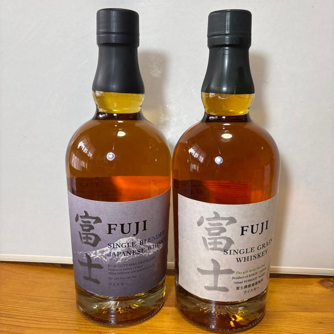 キリン富士シングルグレイン/シングルブレンデッド700ml ２本セット