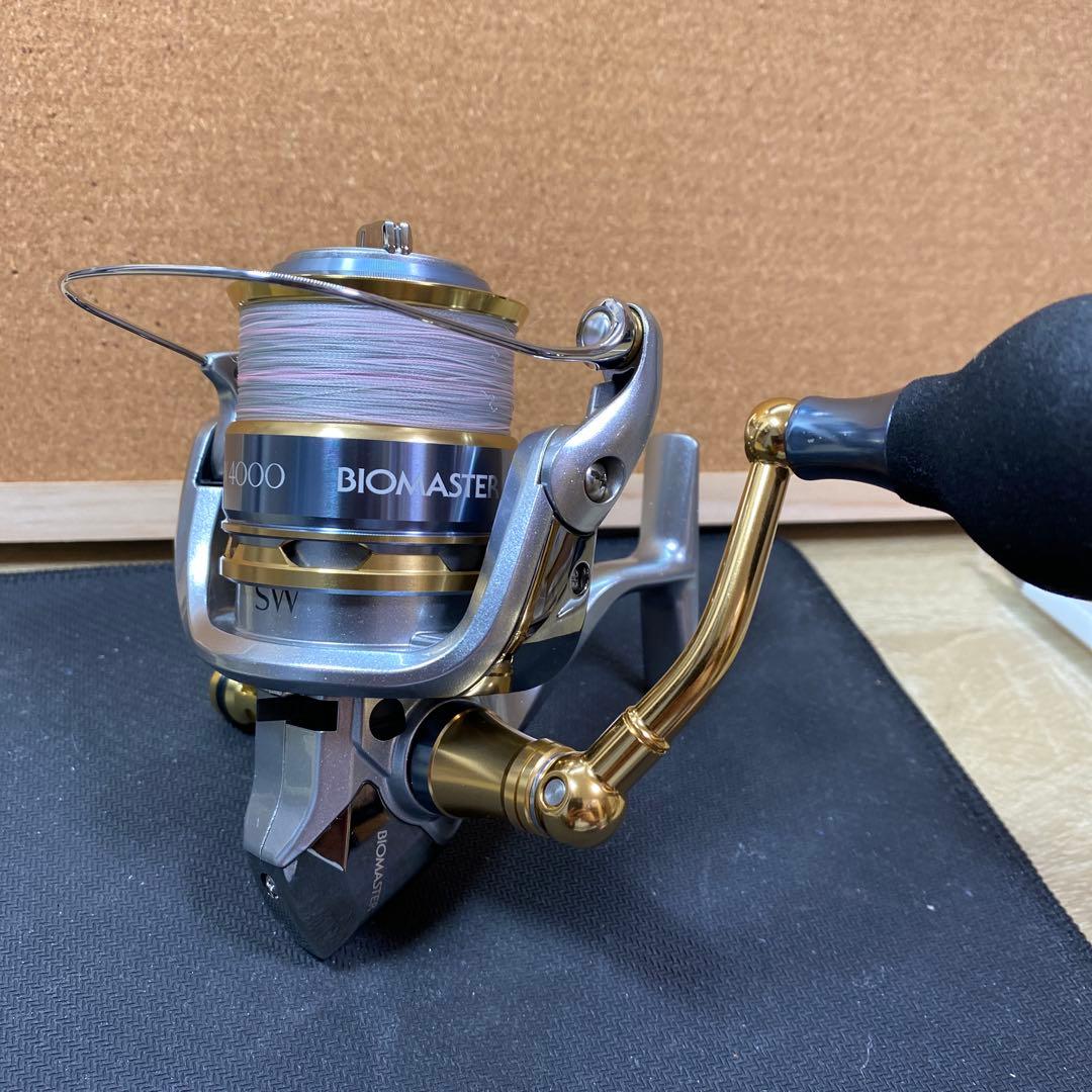 シマノ　バイオマスター　SW4000XG-A ライン、ベアリング付き