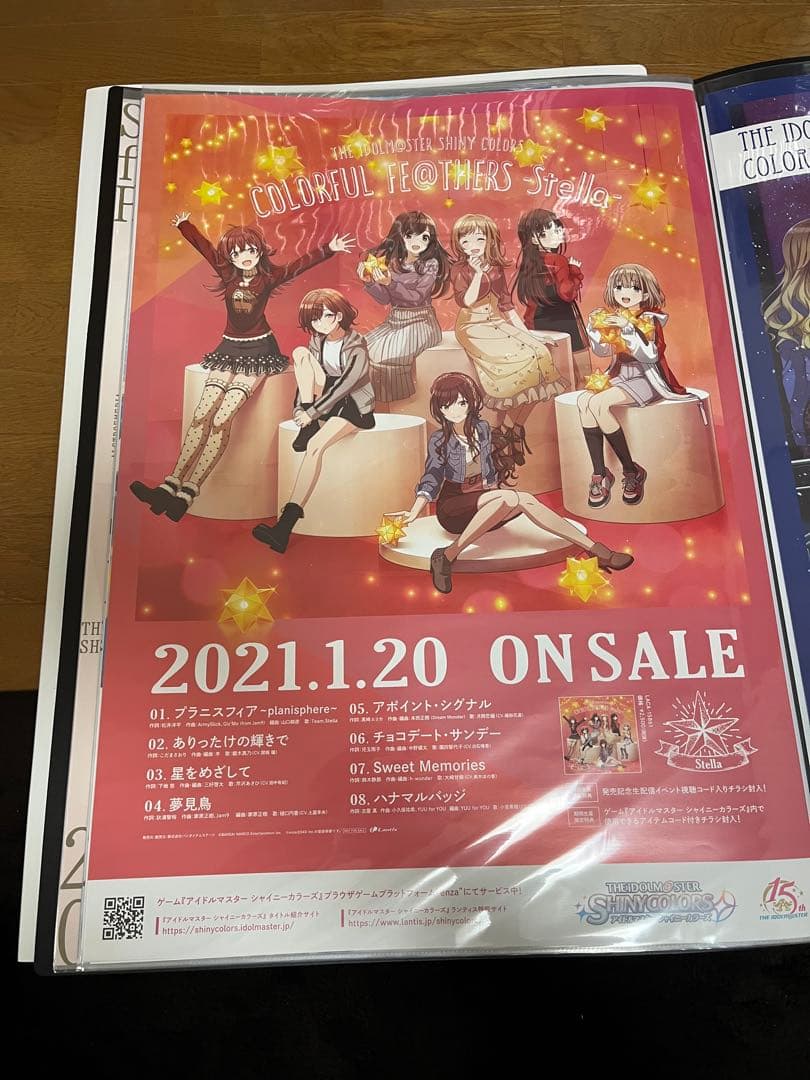 アイドルマスター　シャイニーカラーズ　CD 告知　販促　ポスター　B2