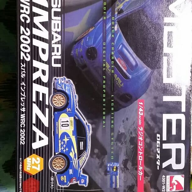 ラジコンカー　スバルインプレッサWRC2002