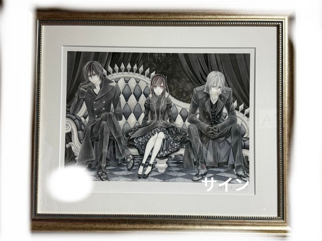 ゆ*す様 樋野まつり先生 ヴァンパイア騎士・memories 版画 直筆サイン入