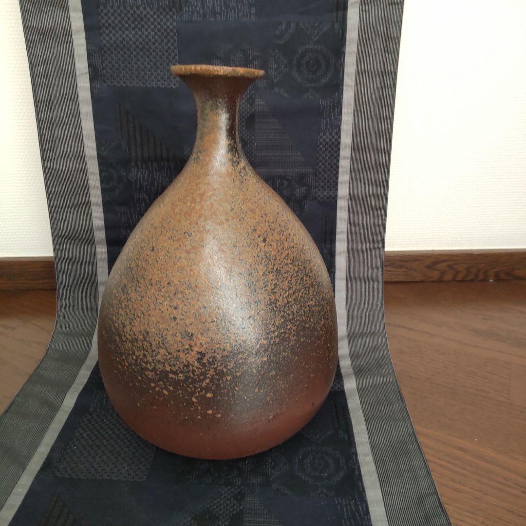黒備前　尻張花入　18