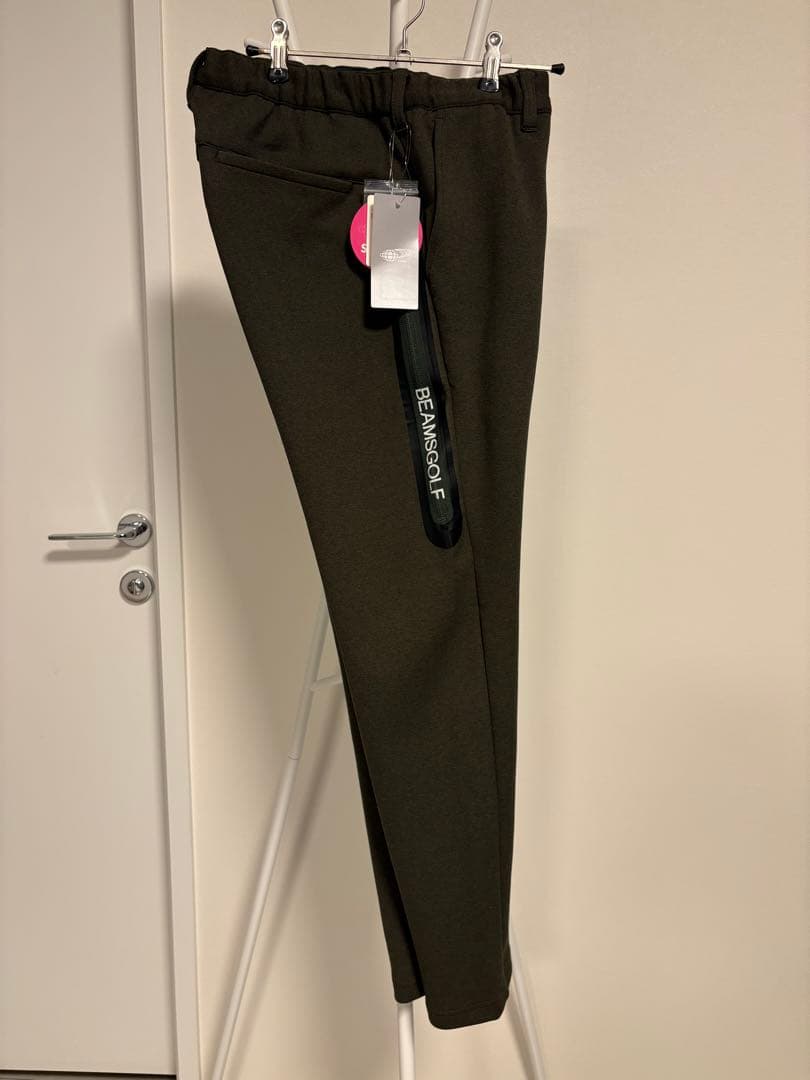 【新品】BEAMS GOLF サイドロゴ ジップポケットパンツ Lサイズ