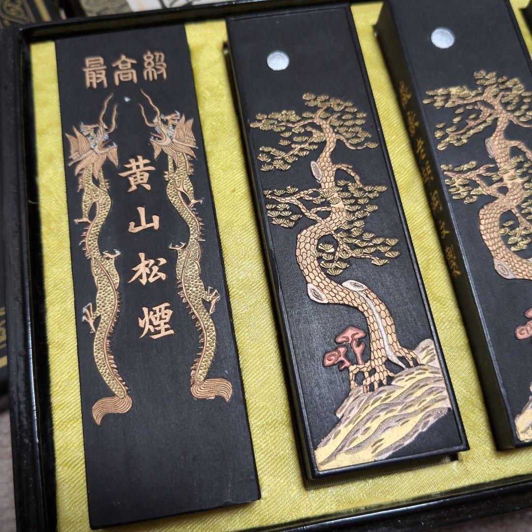 中国徽墨　中国美術　骨董 59g＋60g＋61g＋60g