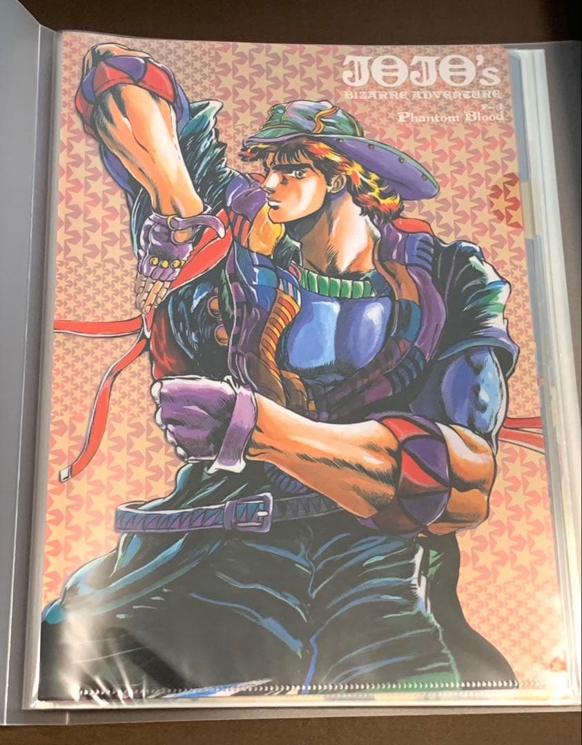 ジョジョの奇妙な冒険　原画展　クリアファイル8種類　1部〜８部