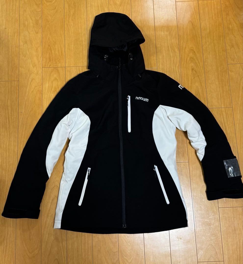 NNOUM スノボウェア 上下セット L 黒×白 スキー スノーボード