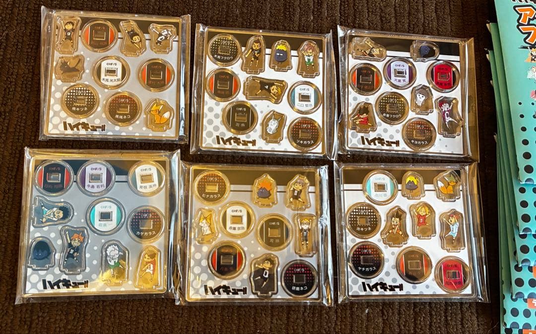 ハイキュー　minimini　アクリルフィギュア　全6種　コンプリート