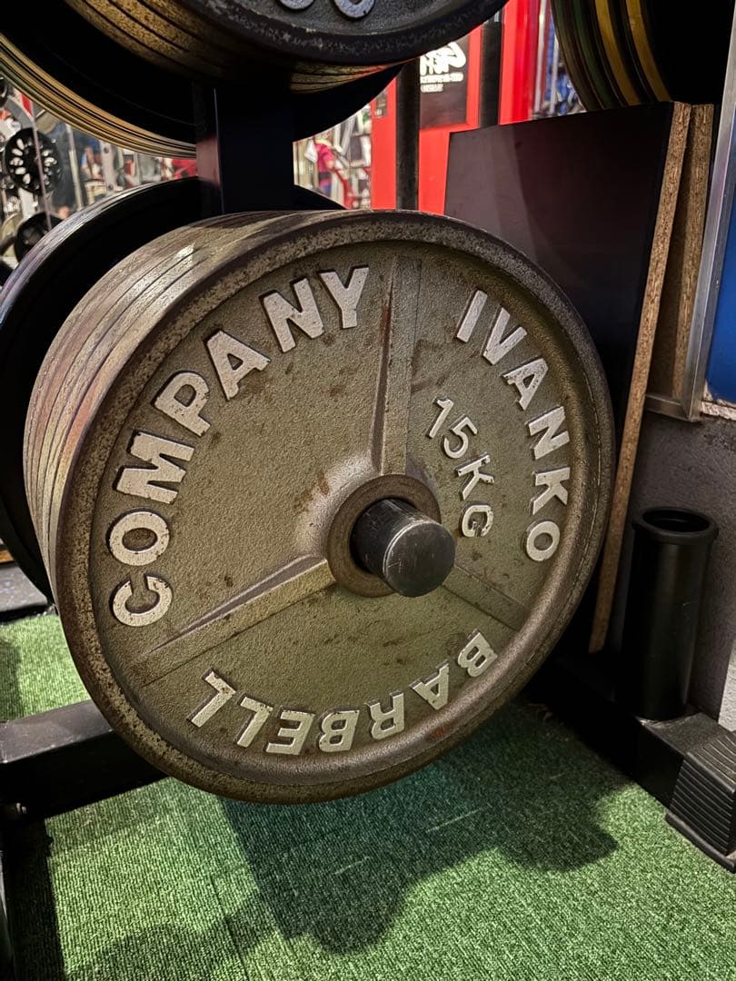 IVANKO バーベルプレート 15kg×8枚セット【計120kg】