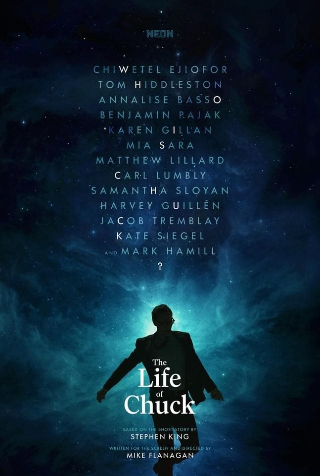 THE LIFE OF CHUCK スティーブン・キング 映画館用ポスター 新作