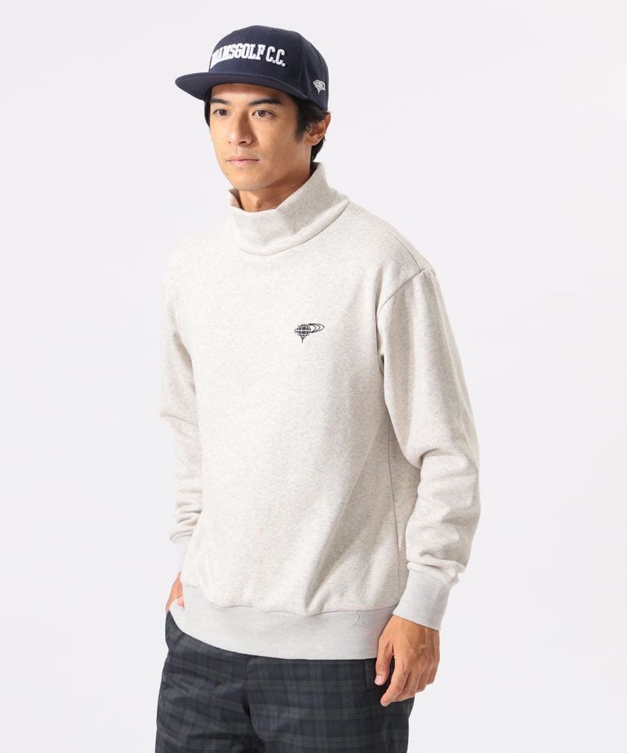 BEAMSGOLF ORANGE LABEL / 裏起毛 ストレッチ ハイネック