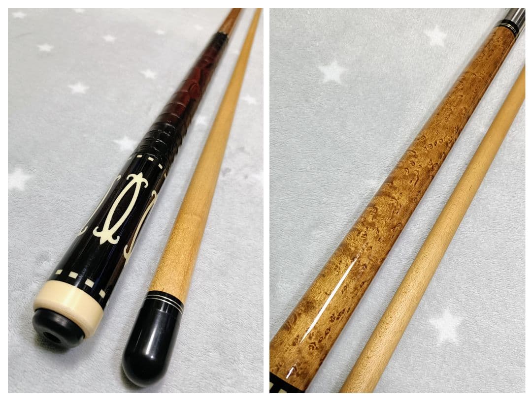 ★極美バーズアイ★極美杢目★　★トラ目★詳細不明★良品★革巻