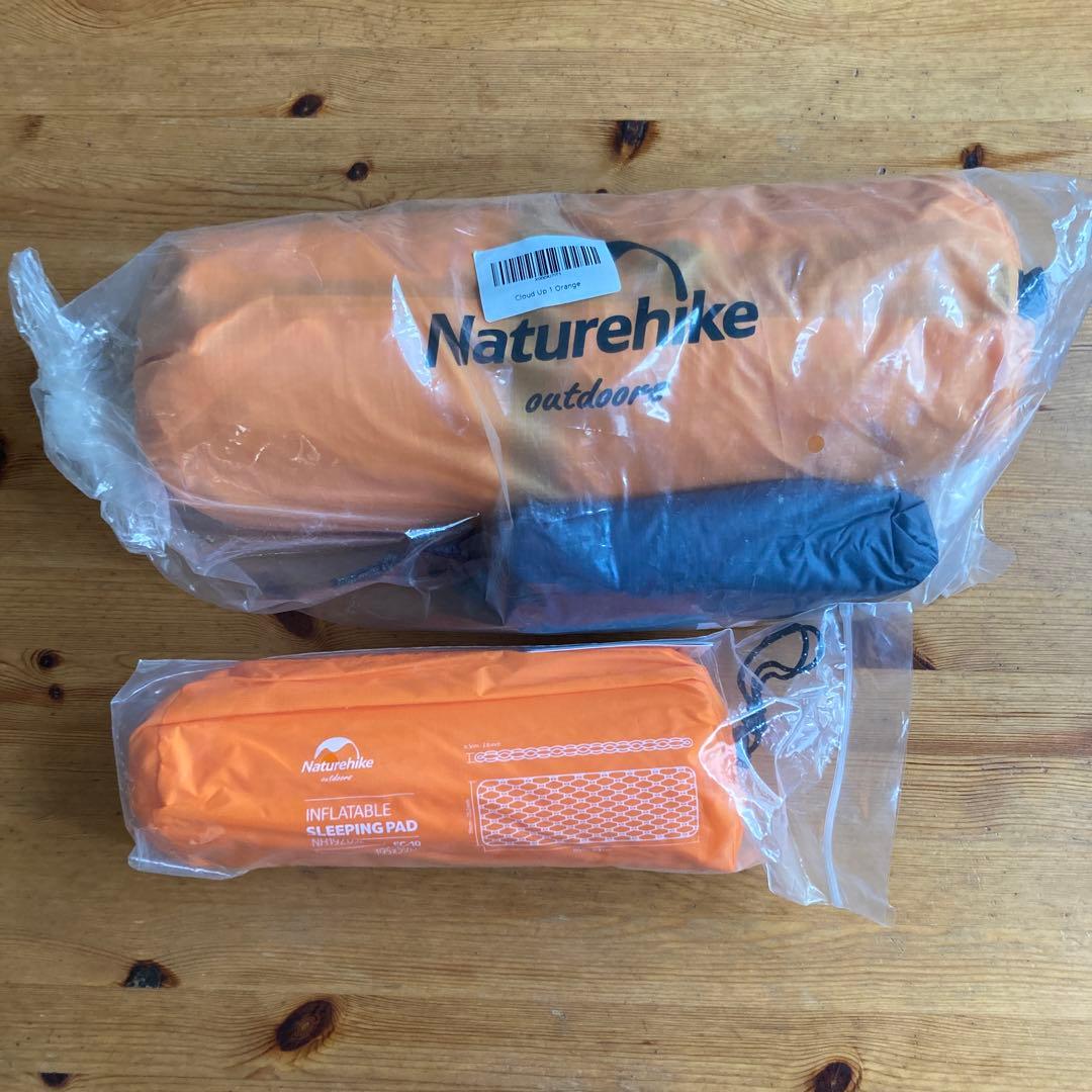 Naturehike Cloud-Up 1人用テント スリーピングパッド セット