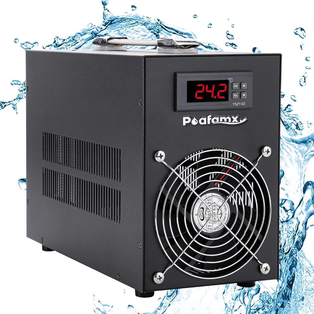 【新品未使用訳あり】Poafamx 水槽クーラー 60L 冷却 ペルチェ式