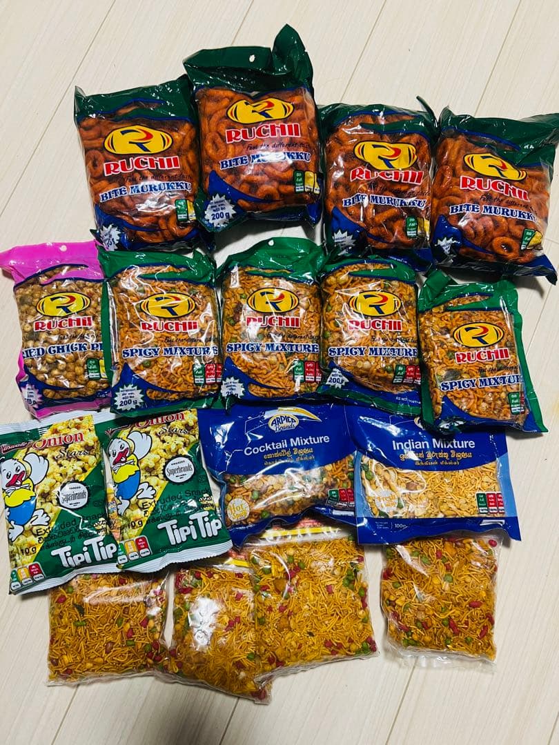あい様用スリランカスパイススナックセット17点