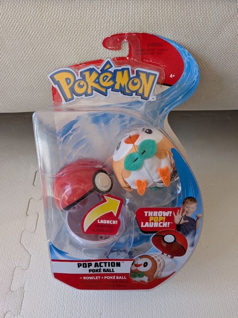 ポケモン ポップアクション ポケボール モクロー 海外限定 マスコット　希少