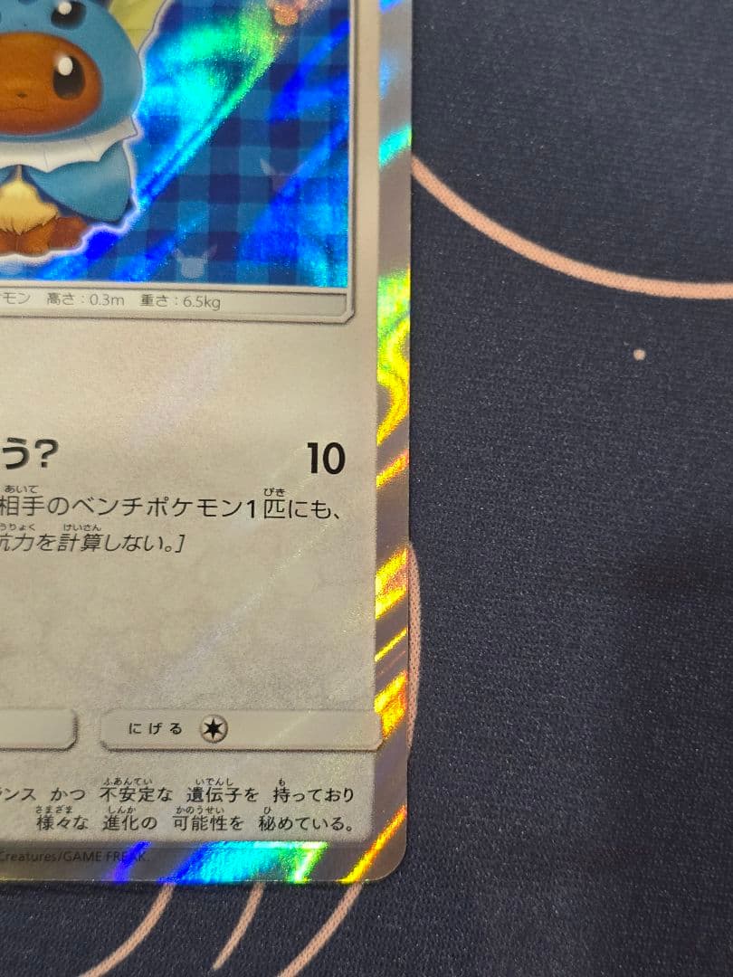 ポンチョを着たイーブイ（シャワーズ） PROMO SM-Pプロモカード