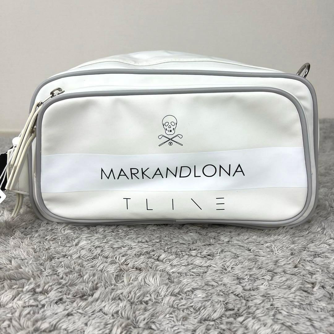 MARK&LONA マーク&ロナ ターポリン ポーチ バック　アイボリー