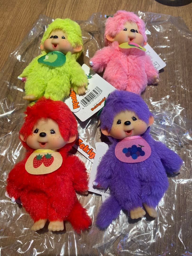 モンチッチ FRUITS COLORS KEYCHAIN レア　海外限定　セット