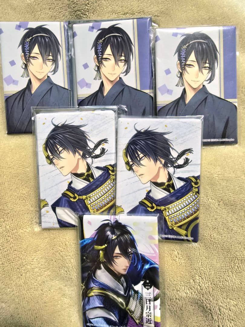 刀剣乱舞 三日月宗近 スクエア缶バッジ