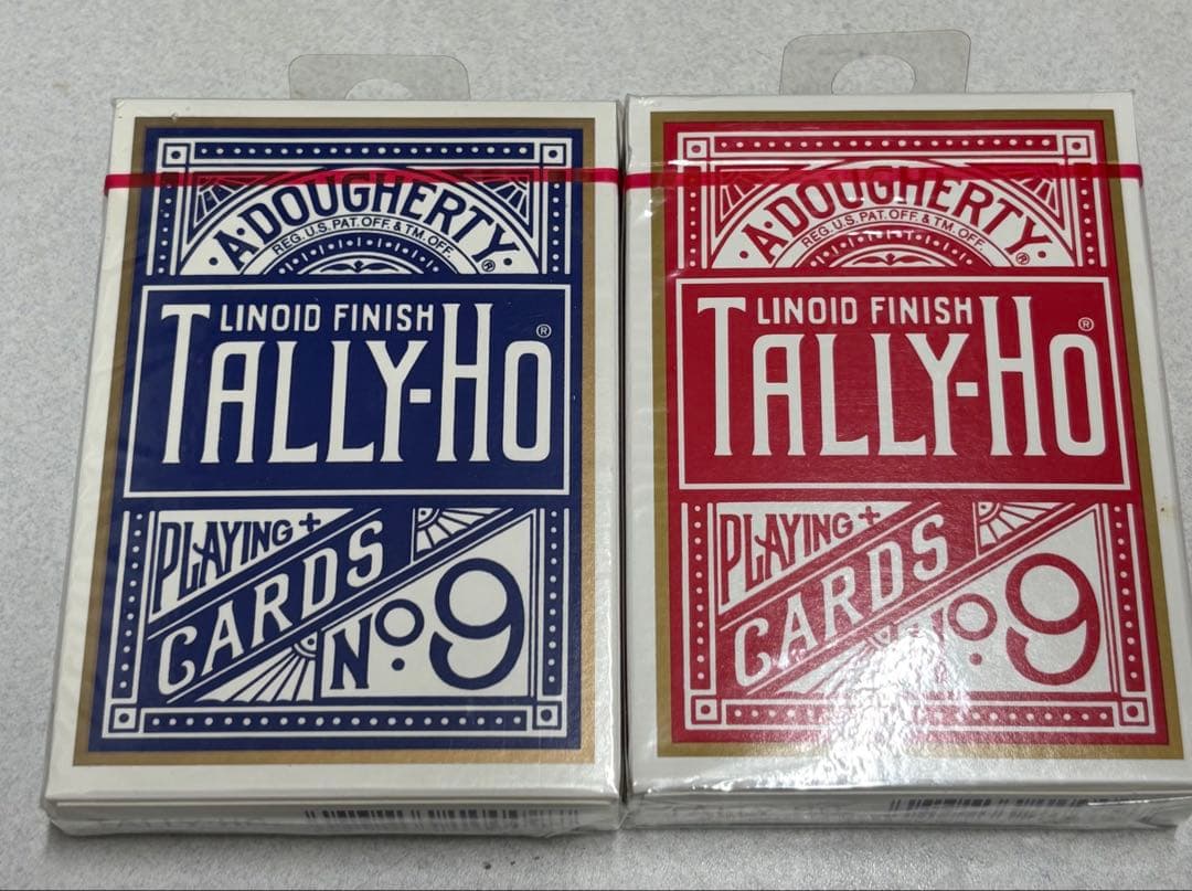 Tally-Ho Gold Trim 青裏、赤裏 2デックセット