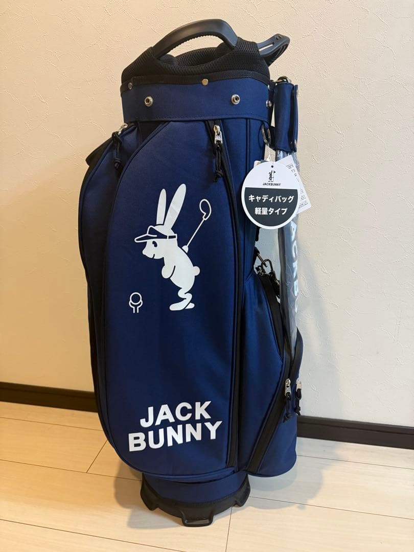 ジャックバニー　■軽量キャディーバッグ■ネイビー