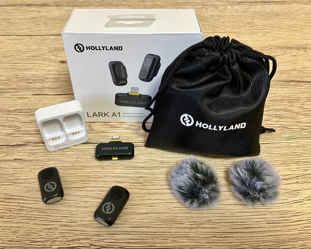 【美品】HOLLYLAND LARK A1 Lightning ワイヤレスマイク