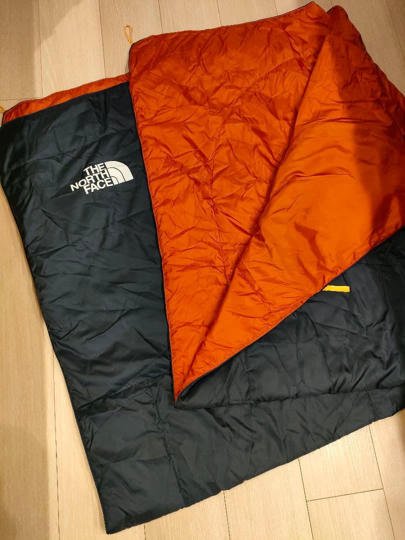 新品 ノースフェイス ブランケット ネイビー×ブロンズ